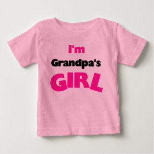 Ich bin Großvaters Mädchen Baby T-shirt