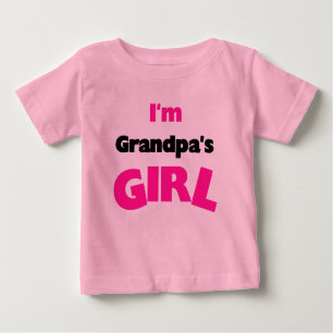 Ich bin Großvaters Mädchen Baby T-shirt