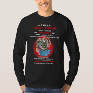 Ich bin Grumpy Veteran Ich schlug mir Sacrificed i T-Shirt