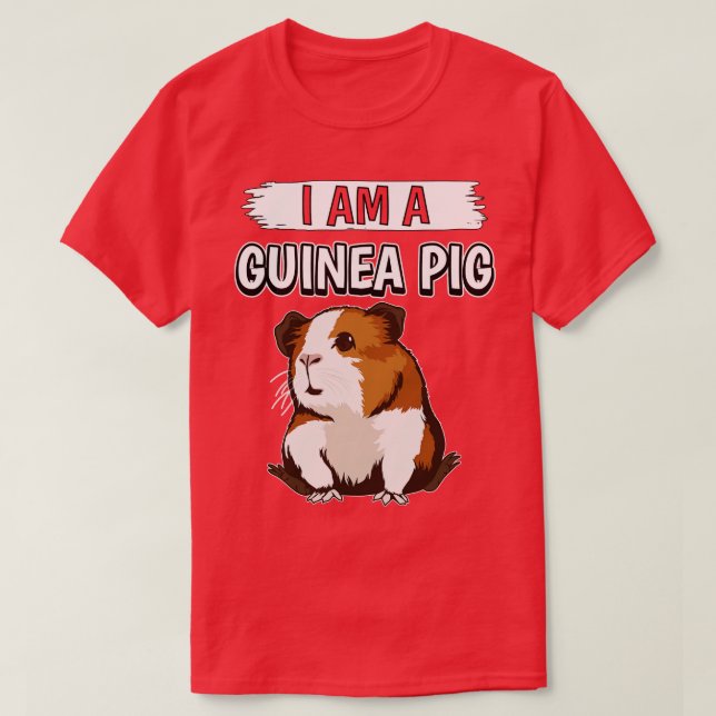 Ich bin Guinea Pig 1 T-Shirt (Design vorne)