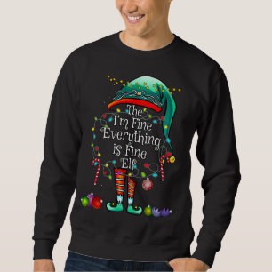 Ich bin gut alles ist gut Elf Matching Familie Ch Sweatshirt