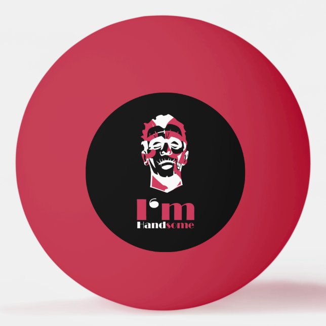 Ich bin gut aussehend abstrakt, Case-Mate iPhone F Tischtennisball (Vorderseite)