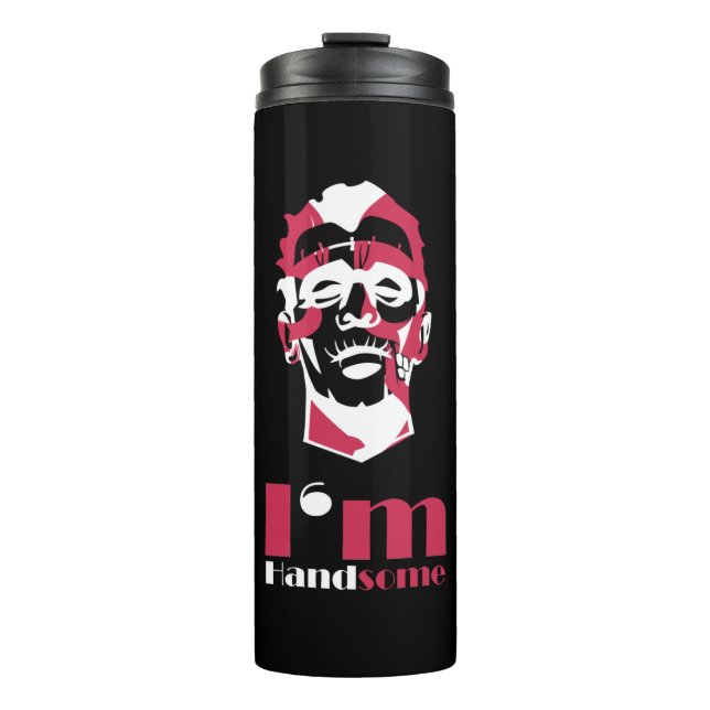 Ich bin gut aussehend abstrakten Fall-Mate iPhone  Thermosbecher (Vorderseite)