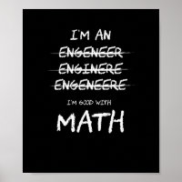 Ich bin gut mit Mathe Funny Engineer Professionals