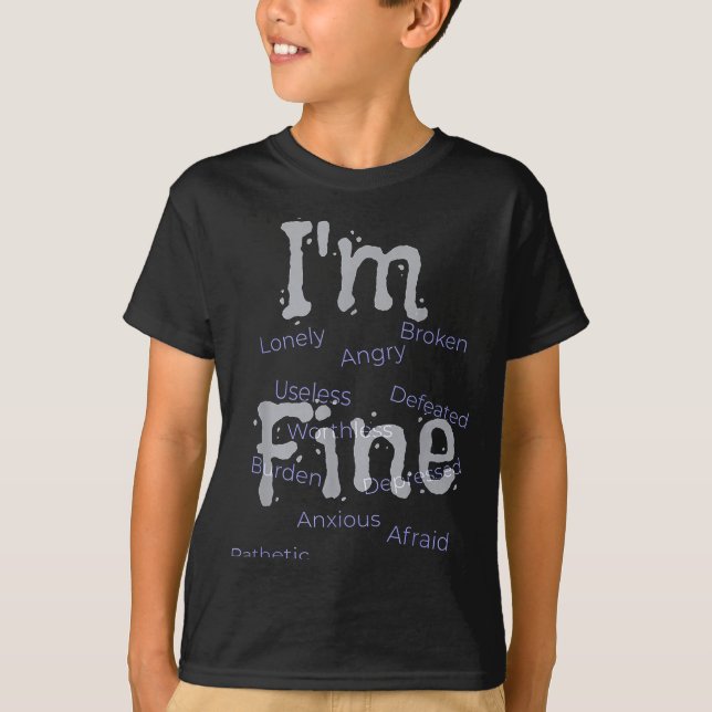 Ich bin gut Präventionsbewusstsein  T-Shirt (Vorderseite)
