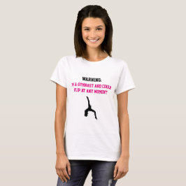 Ich bin Gymnast Magenta Gymnastik Name Personalisi T-Shirt