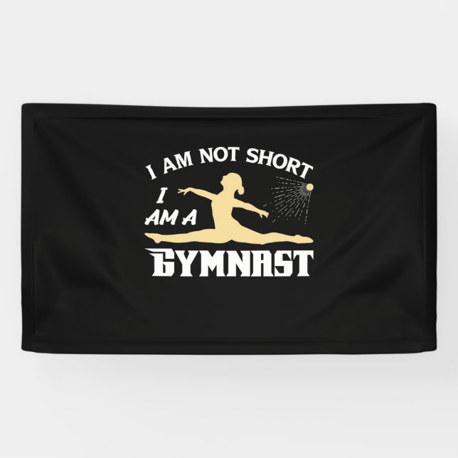 Ich bin Gymnastin Banner (Horizontal)