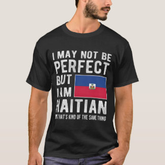ICH bin Haitianische Flagge Haiti Erbe Haitianisch T-Shirt