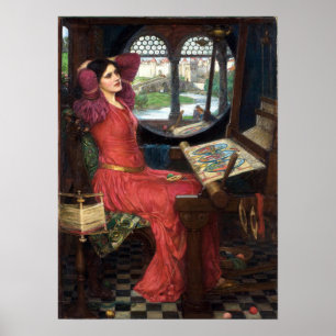 Ich bin halb krank von Schatten, sagte die Lady vo Poster