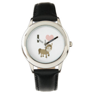 Ich bin Herzpferd Armbanduhr