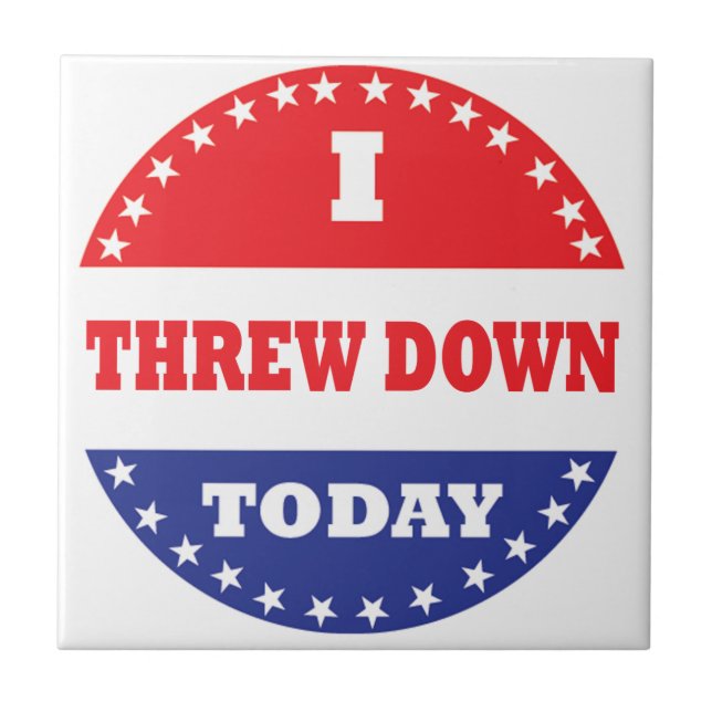 Ich bin heute abgestürzt fliese (Vorderseite)