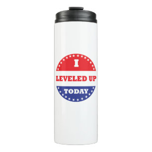 Ich bin heute aufgestiegen thermosbecher