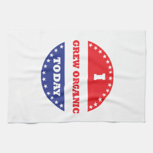 Ich bin heute Bio geworden Geschirrtuch