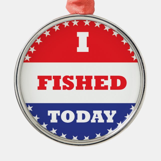 Ich bin heute gestorben ornament aus metall (Vorne)