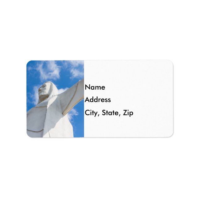 Ich bin hier adressaufkleber (Vorne)