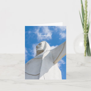 Ich bin hier Dankeschön-Karte Dankeskarte