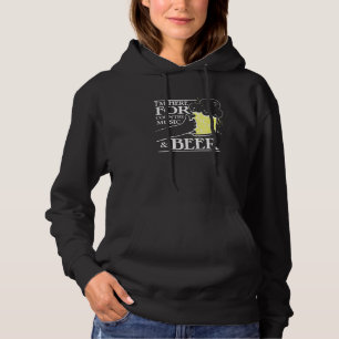 Ich bin hier für Country Music Beer - Südliche Mus Hoodie