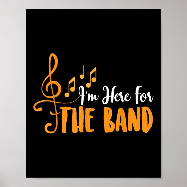 Ich bin hier für das Band Funny Marching Band Camp Poster (Vorne)