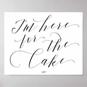 Ich bin hier für das Cake Processional Wedding Sig Poster