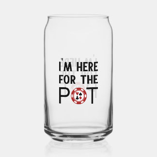 Ich bin hier für den Pot Funny Poker Dosenglas