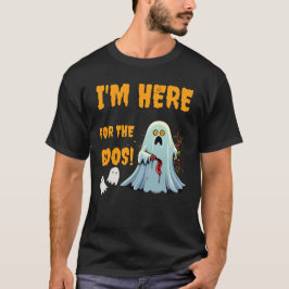 Ich bin hier für die Boos! - Funny Halloween T-Shirt