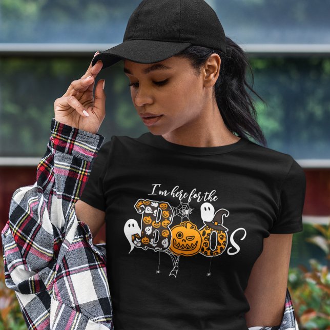 Ich bin hier für die Boos T-Shirt (Get into the spirit of Halloween with this fun tee!)