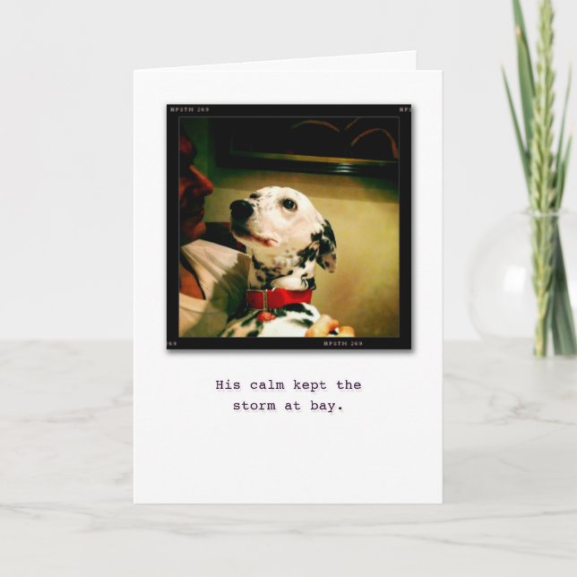 Ich bin hier für Sie Karte (Vorderseite)