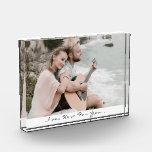 Ich bin hier für Sie Script Foto Block<br><div class="desc">Features Ich bin hier für Sie...  in handgeschriebenen Skripten mit persönlichem Foto. Passen Sie sich mit Ihrem Lieblings-Foto an. Ideal Geschenkidee halten,  um liebende Erinnerungen lebendig behalten.</div>