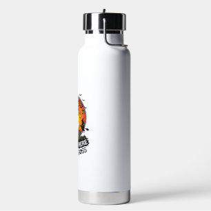 Ich bin hier nur Chef Halloween Geist Hexe Kürbiss Trinkflasche