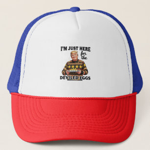 Ich bin hier nur wegen den gefüllten Eiern Trump Truckerkappe