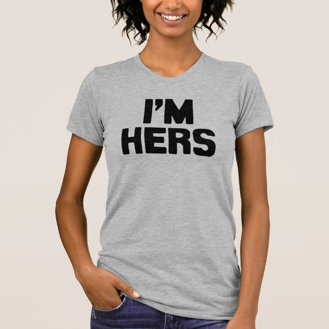 ICH BIN HIER T-Shirt (Vorderseite)