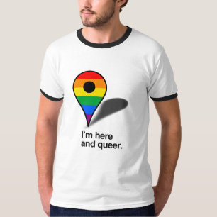 Ich bin hier und que T-Shirt