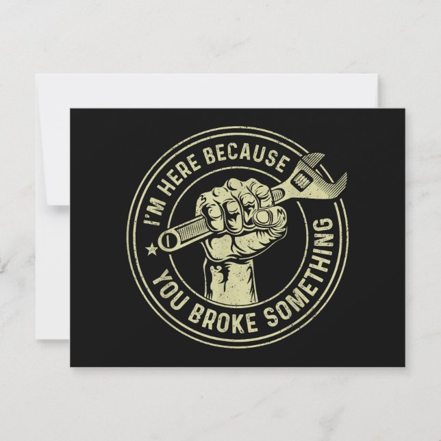 Ich bin hier, weil du etwas kaputtgemacht hast, Me (Vorderseite)