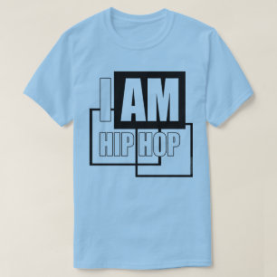 ICH BIN HIP HOCK - SCHWARZER BLOCK T-Shirt