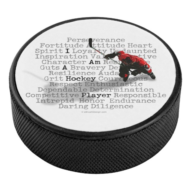 Ich bin Hockey-Spieler Eishockey Puck (3/4)