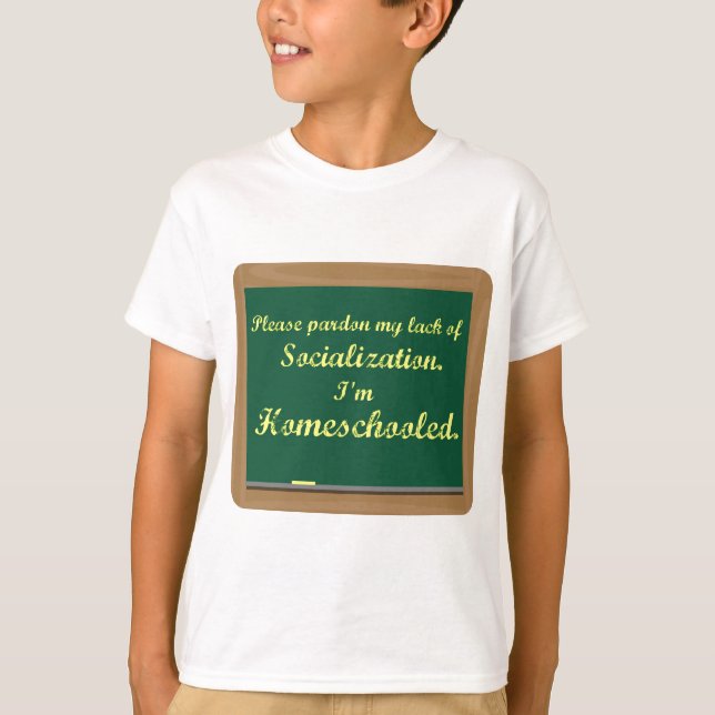 Ich bin homeschooled. T-Shirt (Vorderseite)