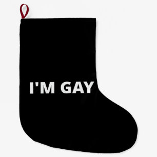 Ich bin homosexuell großer weihnachtsstrumpf