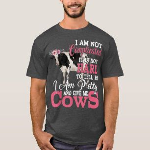 Ich bin Hübsch und gebe mir Kühe lustige blühende T-Shirt