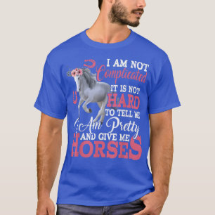 Ich bin Hübsch und gib mir Pferden ein sonniges Bl T-Shirt