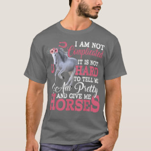 Ich bin Hübsch und gib mir Pferden ein sonniges Bl T-Shirt