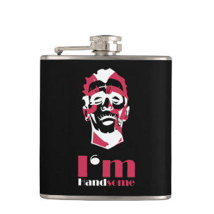 Ich bin hübsches abstraktes Gesicht Case-Mate iPho Flachmann