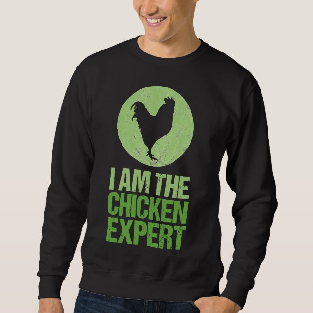 Ich bin Hühnchen Ex Sweatshirt (Vorderseite)