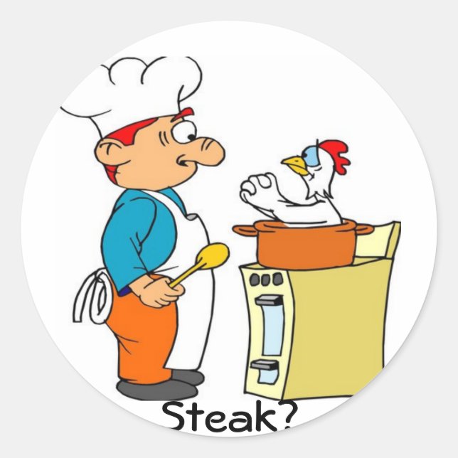 Ich bin Hühnchen Runder Aufkleber (Vorderseite)