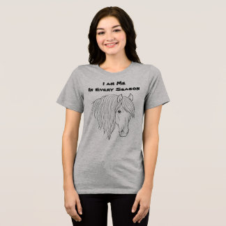 Ich bin Ich in jeder Jahreszeit Tri-Blend Shirt
