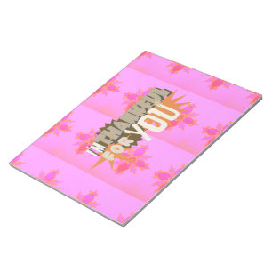 Ich bin Ihnen dankbar: Ein herzlicher Ausdruck Notizblock