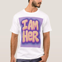 ICH BIN IHR BOLD Affirmation T-Shirt für Königinne