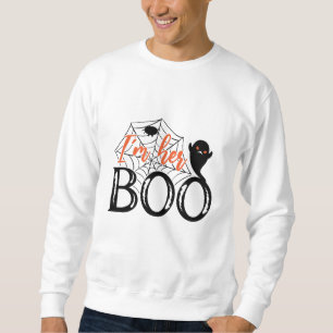 Ich bin ihr Boo Funny Cool Halloween-Geist Sweatshirt