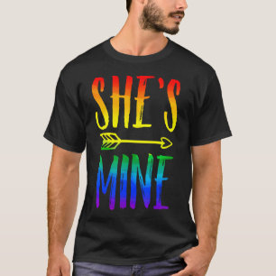 Ich bin ihr, dass sie meine Matching LGBT Pride Le T-Shirt