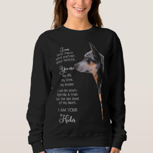Ich bin Ihr Freund Ihr Partner Ihr Heiler Sweatshirt