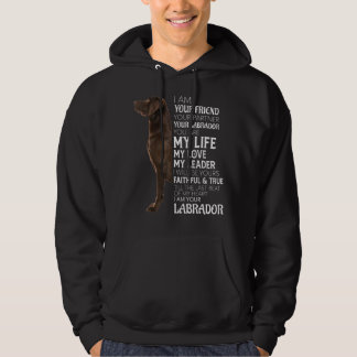 Ich bin Ihr Freund Ihr Partner Ihr Schokoladenpart Hoodie